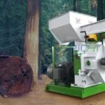 wood pellet press