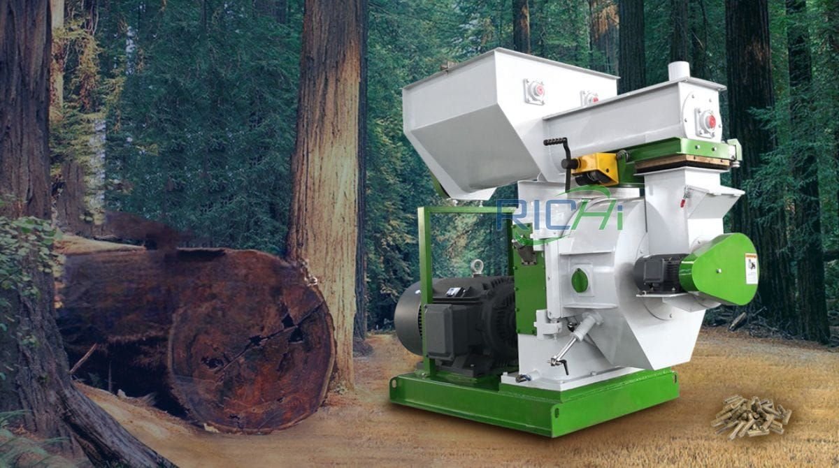 wood pellet press