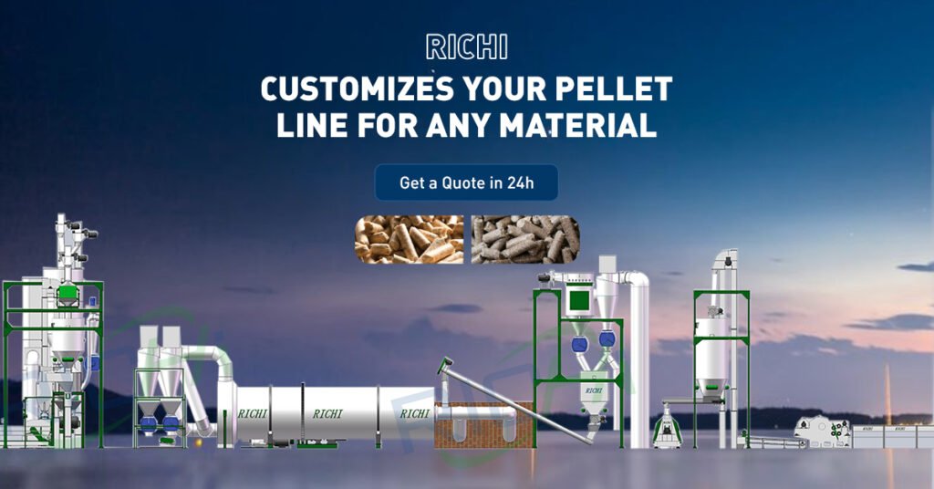 straw pellet manufacturing line